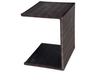 Woodard Whitecraft All Weather Wicker Rectangular Universal C Outdoor Patio End Table