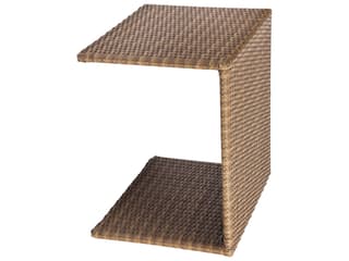 Woodard Whitecraft All Weather Wicker Rectangular Universal C Outdoor Patio End Table