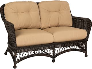 Woodard Whitecraft Sommerwind Wicker Patio Loveseat