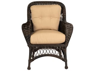 Woodard Whitecraft Sommerwind Wicker Dining Arm Chair - Thumbnail 5