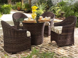 Whitecraft Sonoma Wicker Outdoor Dining Set