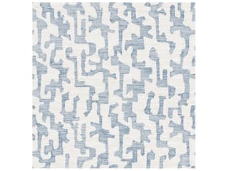 Drew & Jonathan Home Fifth Edition Blue Faux Grasscloth Wallpaper