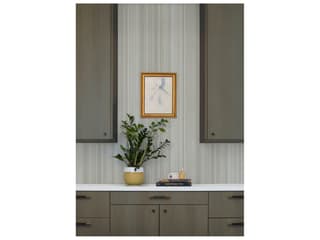York Wallcoverings Drew & Jonathan Home Fifth Edition Grey Ombre Stripe Wallpaper