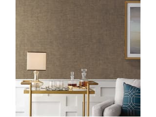 York Wallcoverings Signature Textures Brown Tabby Weave Texture Wallpaper