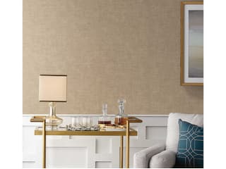 Signature Textures Beige Tabby Weave Texture Wallpaper