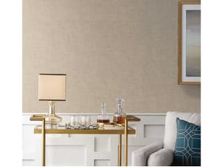 York Wallcoverings Signature Textures Off White Tabby Weave Texture Wallpaper