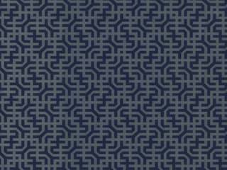 York Wallcoverings Ronald Redding Traveler Navy Dynastic Lattice Wallpaper