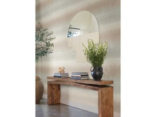 York Wallcoverings Antonina Vella Boho Luxe Beige Desert Textile Wallpaper
