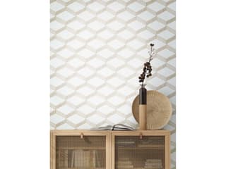 York Wallcoverings Antonina Vella Boho Luxe Beige White Palisades Paperweave Wallpaper