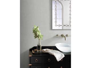 York Wallcoverings Antonina Vella Dazzling Dimensions Volume II White Natural Texture Wallpaper