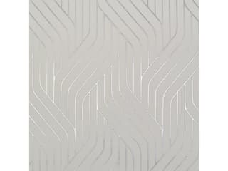 Antonina Vella Modern Metals White Silver Ebb Flow Wallpaper