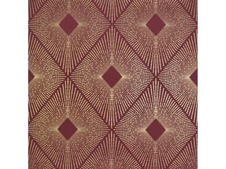 Antonina Vella Modern Metals Red Gold Harlowe Wallpaper