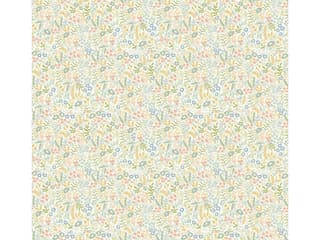 York Wallcoverings Light Mustard Tapestry Wallpaper