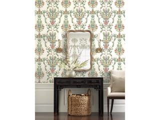 Rifle Paper Co. Second Edition White Green Luxembourg Wallpaper
