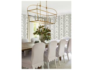 York Wallcoverings Antonina Vella Charcoal Floral Wallpaper