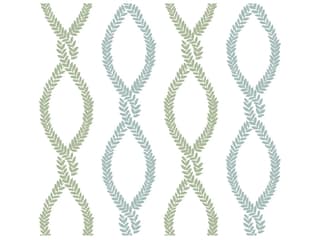 York Wallcoverings Antonina Vella Light Green Trellis Wallpaper