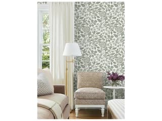 York Wallcoverings Antonina Vella Olive Botanical Wallpaper