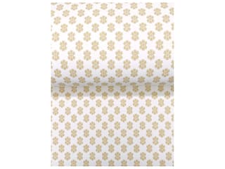 York Wallcoverings Antonina Vella Butter Floral Stamp Wallpaper