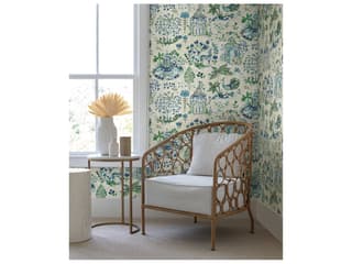 York Wallcoverings Antonina Vella Sapphire Garden Dreams Wallpaper