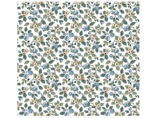 Antonina Vella Blue Berry Vines Wallpaper