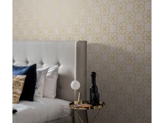 Antonina Vella Dazzling Dimensions Volume II Cream Gold Metallic Serendipity Wallpaper