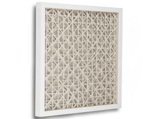 Zentique Diagonal Lines Abstract Paper Shadow Box - Thumbnail 3