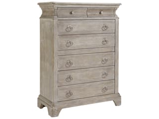 A.R.T. Furniture Summer Creek 7-Drawers Scrubbed Oak Beige Wood Accent Chest