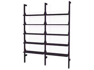 Gus* Modern Branch Ash Black Bookcase