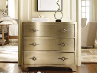 Hooker Furniture Sanctuary 3-Drawers Antique Mirror & Gold Hardwood Accent Chest
