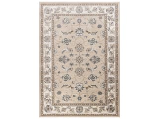 Avalon Traditional Area Rug in Beige Ivory Polypropylene