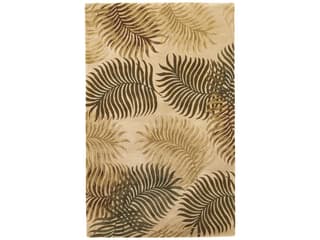 Havana Natural Fern View Hand-Tufted Wool Area Rug