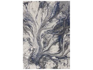 Illusions Area Rug Grey Watercolors Machine Woven Polypropylene