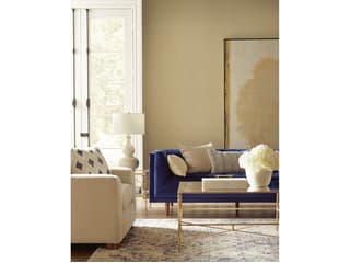 York Wallcoverings Grasscloth Resource Library Cream / Gold Woven Crosshatch Wallpaper