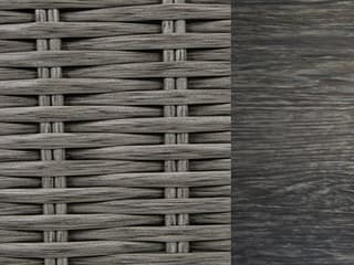 Seating Frame Finish: Fog Wicker with Smoke Aluminum
