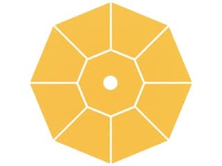 Fabric: Suncrylic Lemon Yellow