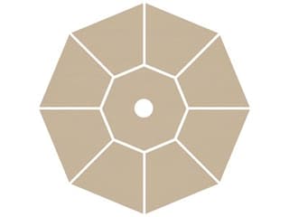Fabric: Suncrylic Antique Beige