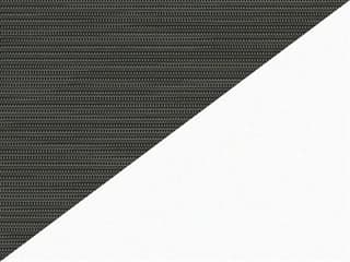 Finish and Sling: Textured White with Dupione Smoke Sling