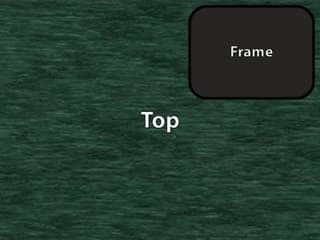 Table Finish: Green / Black Polywood