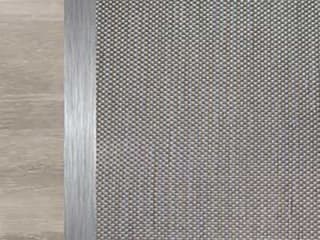 Seating Finish and Fabric: Oyster Teak / Heather Grey Sling