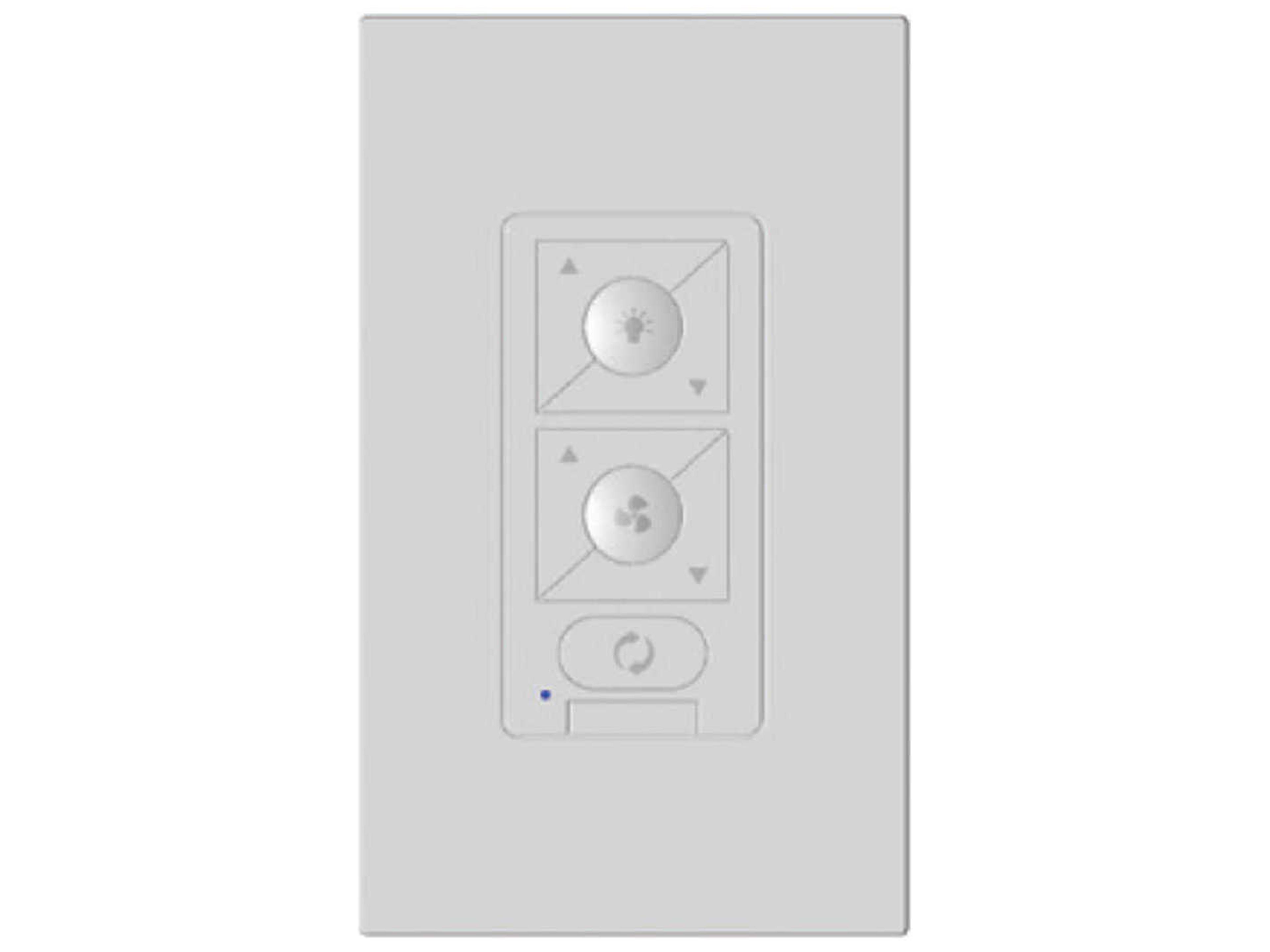 RF Wall Control for Smart Fans White