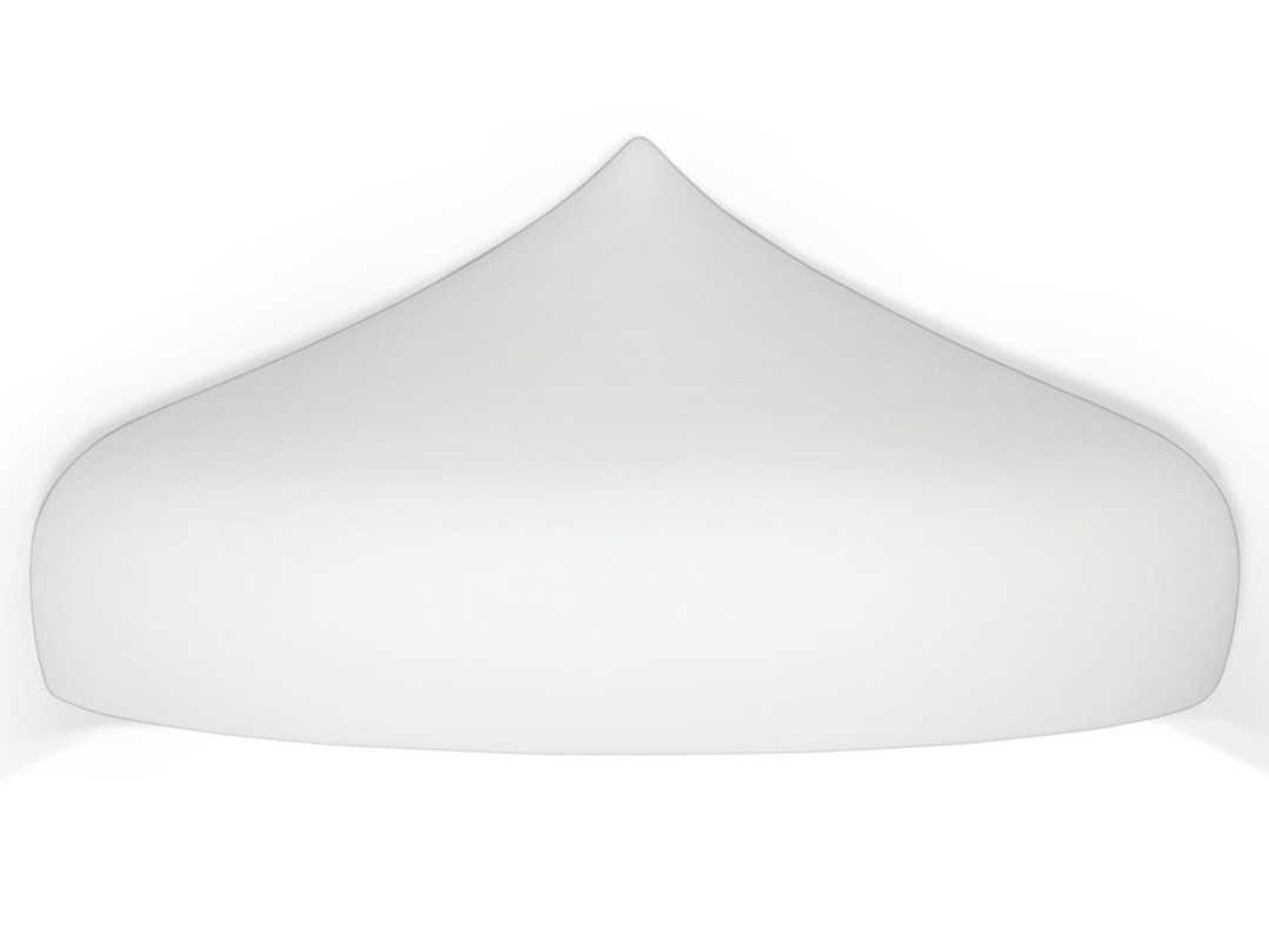 A19 Vancouver 2-Light White Wall Sconce 