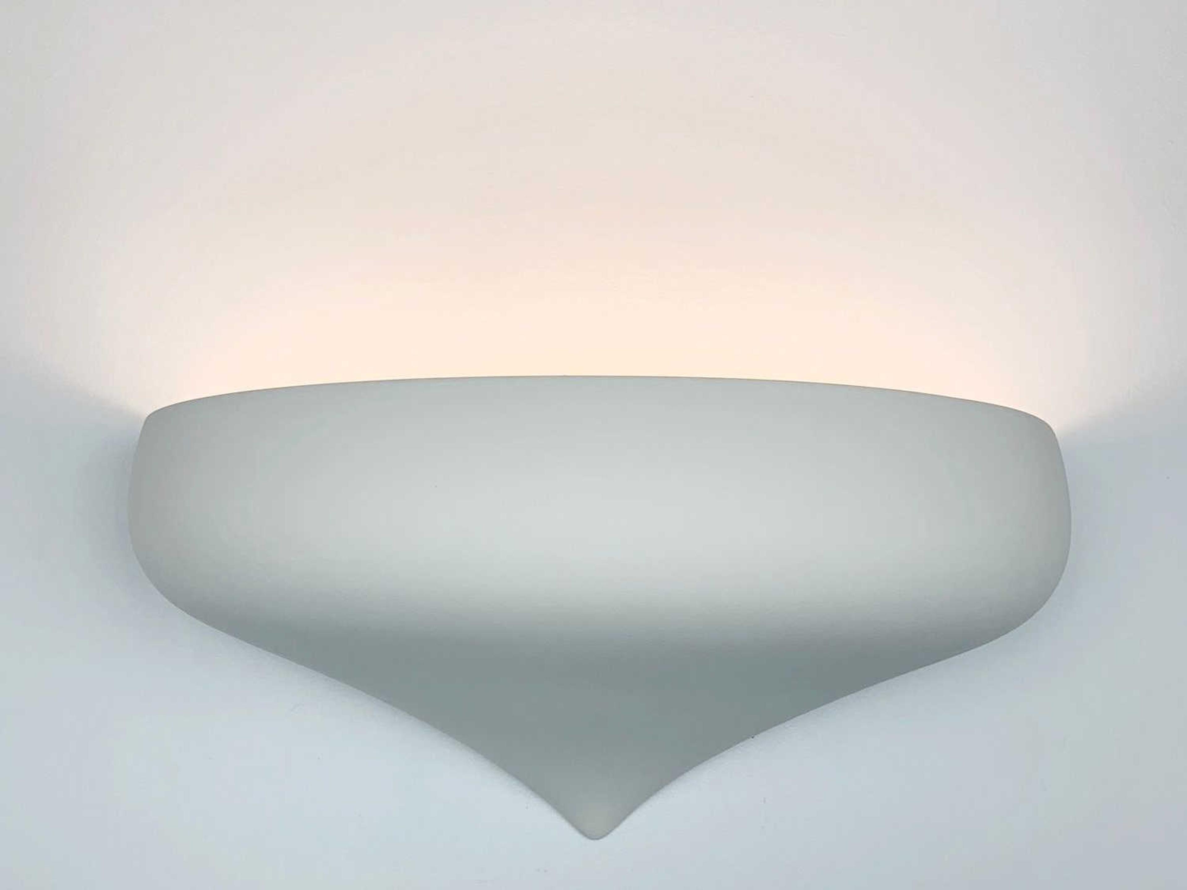 A19 Vancouver 2-Light White Wall Sconce 