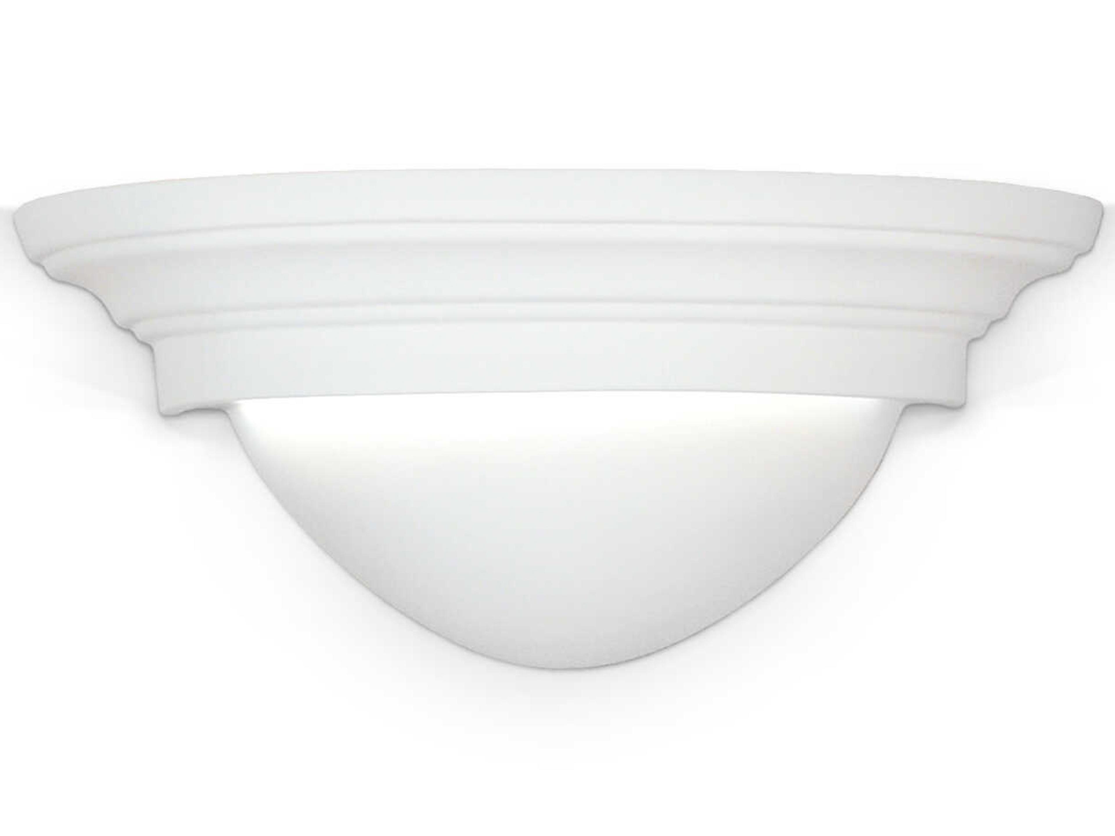 Minorca 1-Light White ADA Wall Sconce