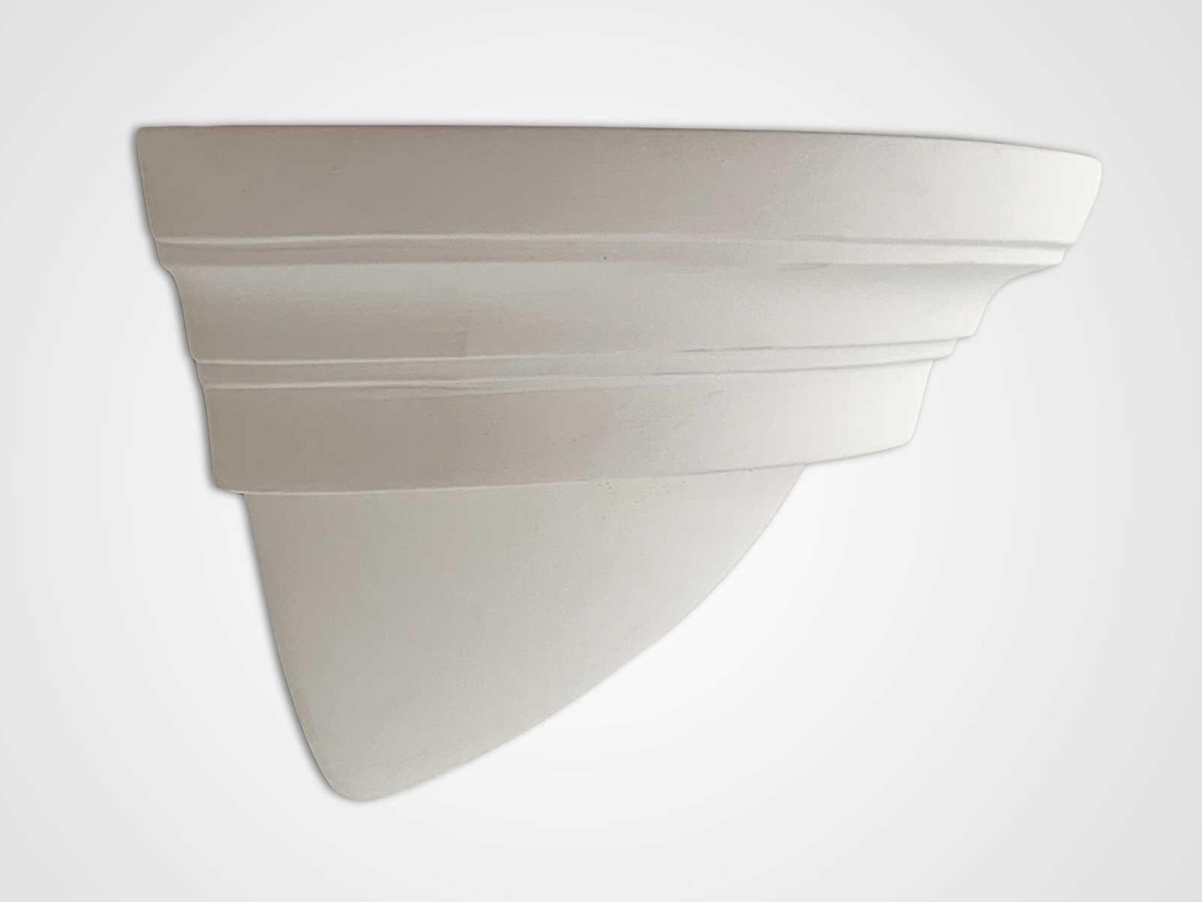 A19 Majorca 2-Light White Wall Sconce