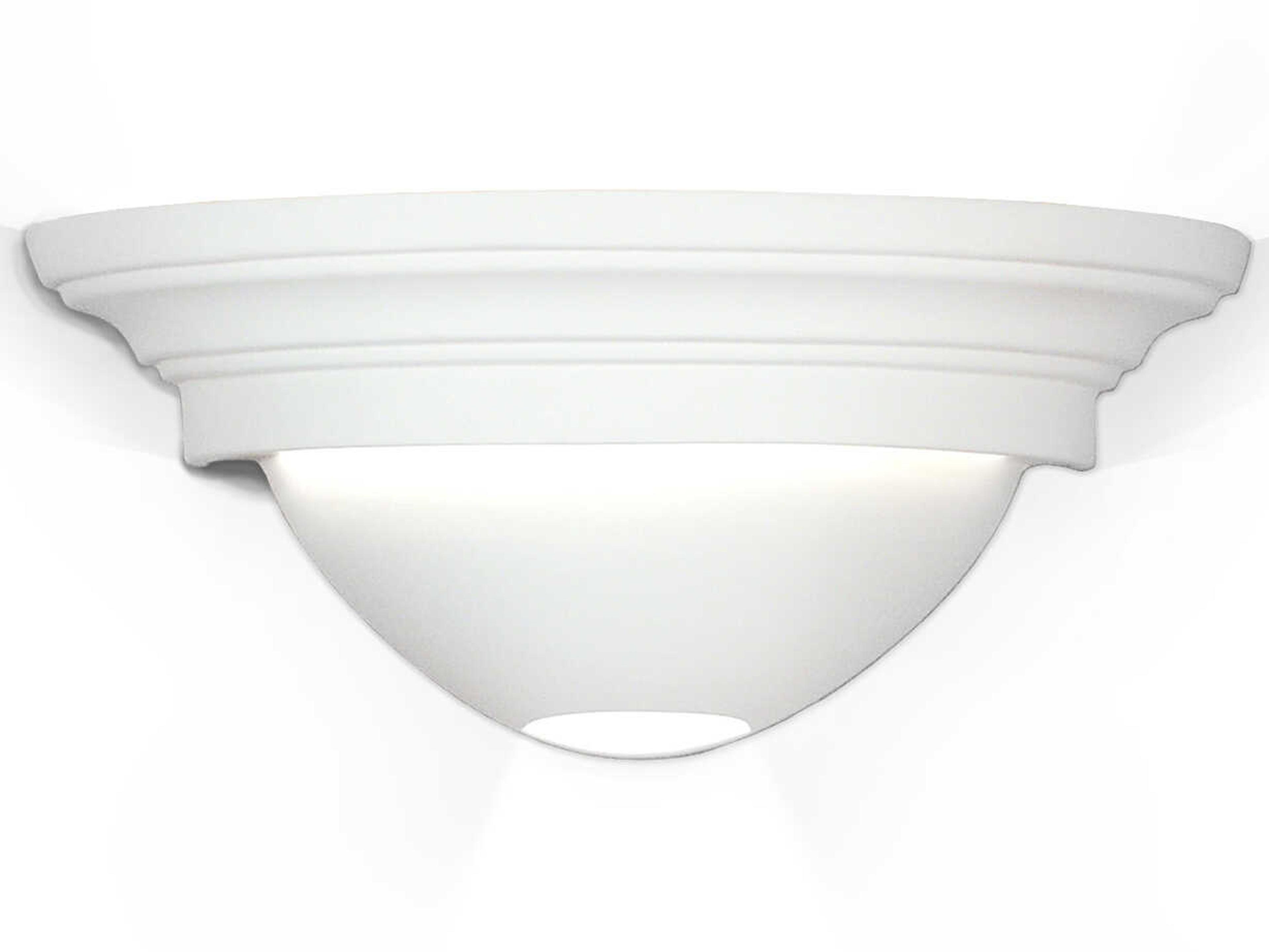 Gran Ibiza 2-Light White Wall Sconce