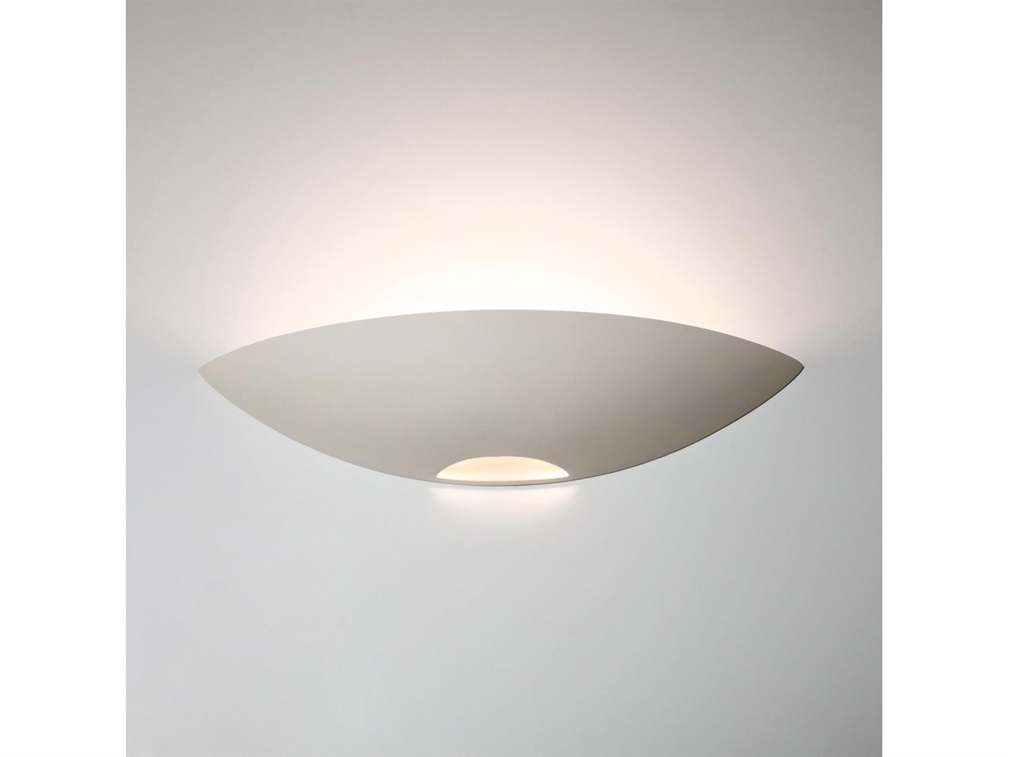 A19 Oahu 2-Light White Wall Sconce
