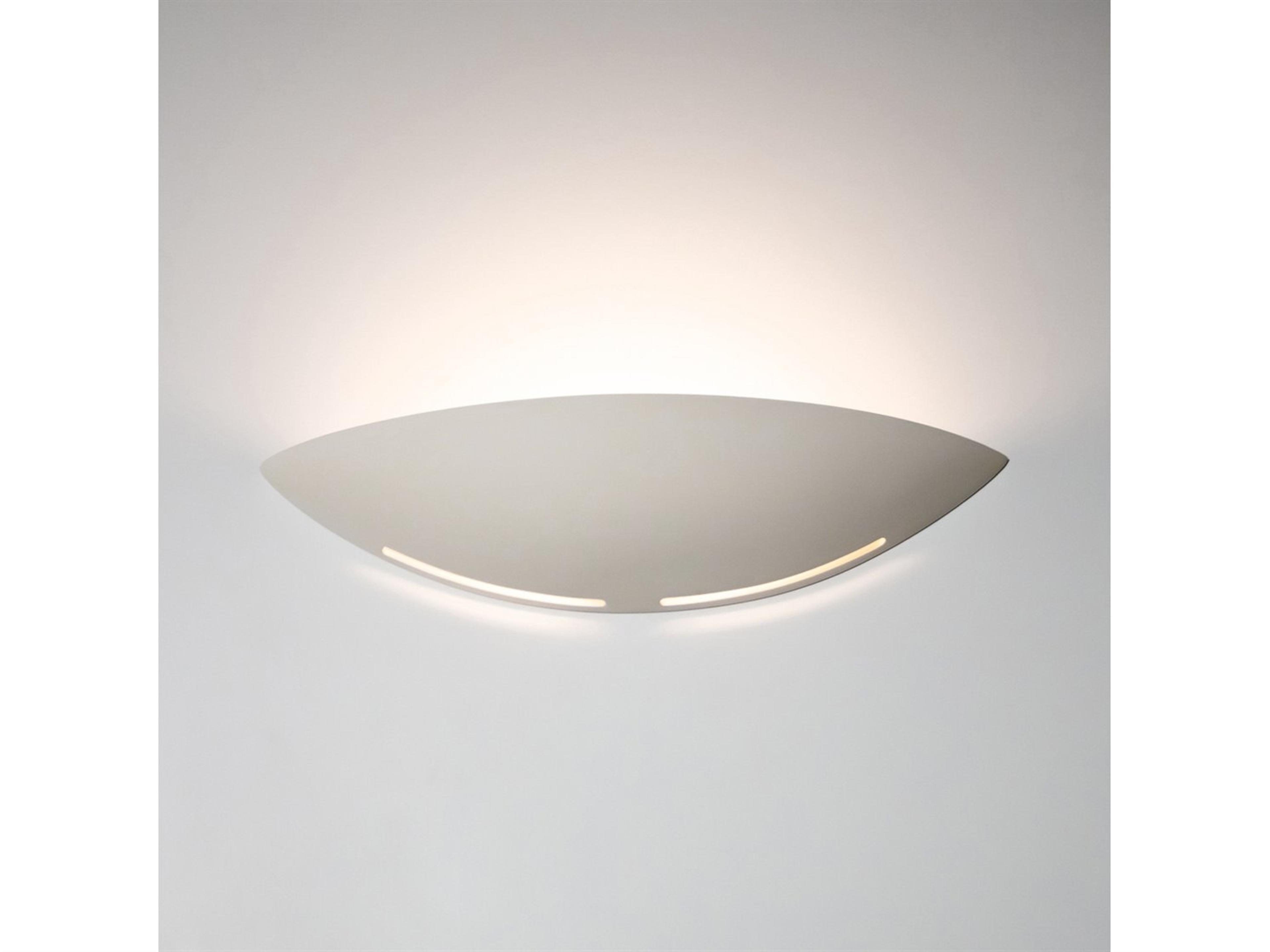 A19 Kauai 2-Light White Wall Sconce