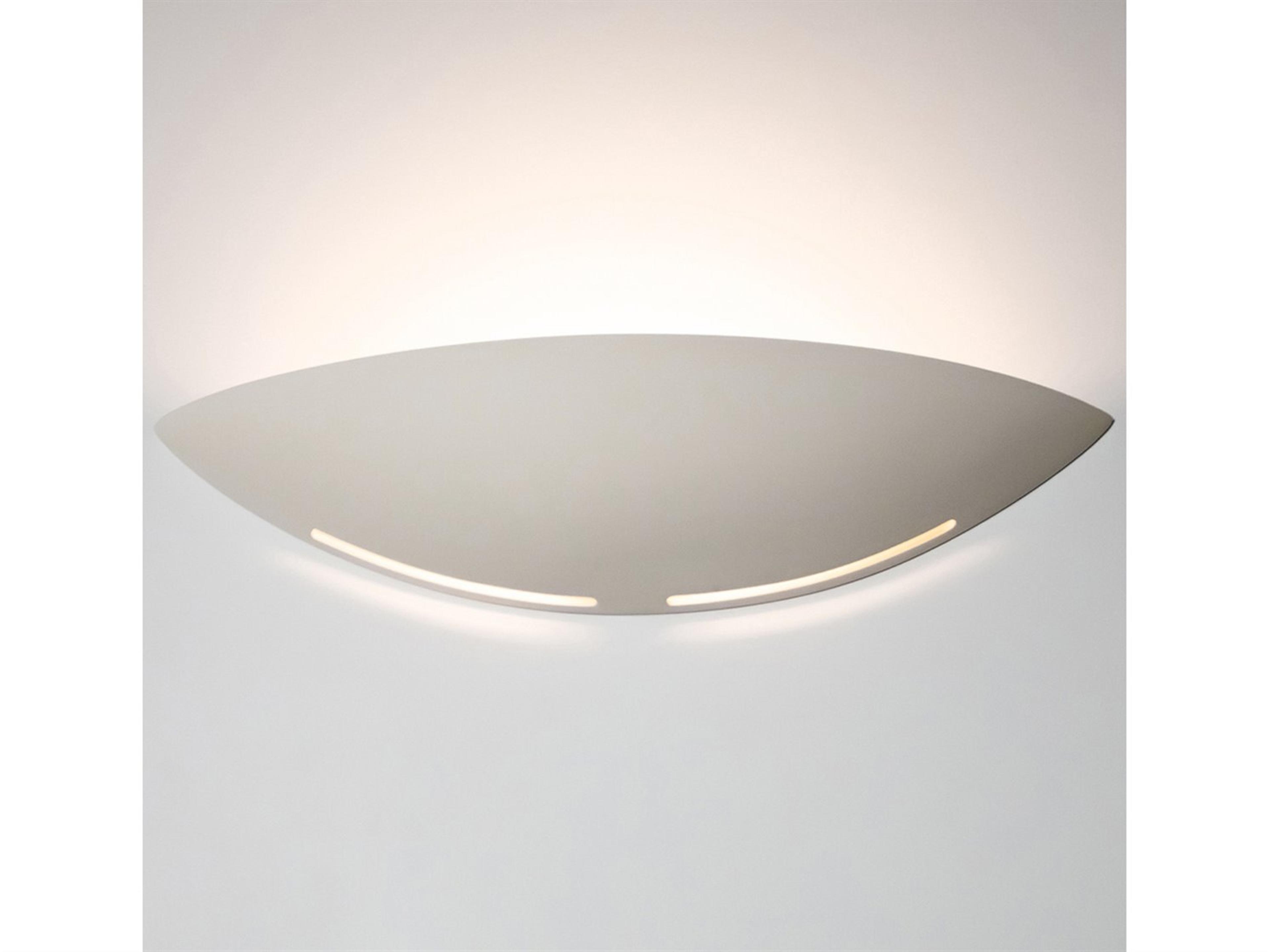 A19 Great Kauai 2-Light White Wall Sconce