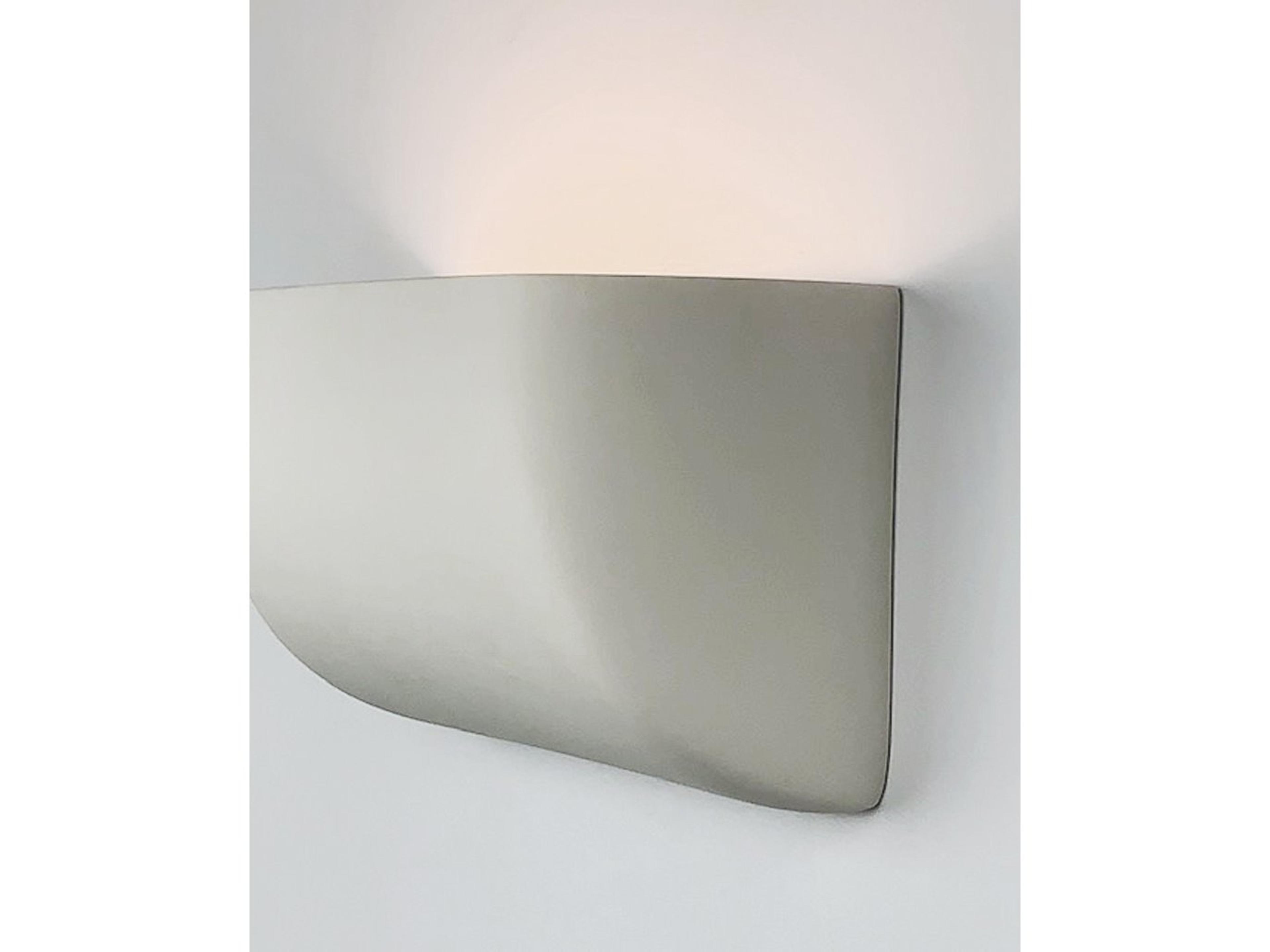 A19 Balboa 1-Light White Wall Sconce