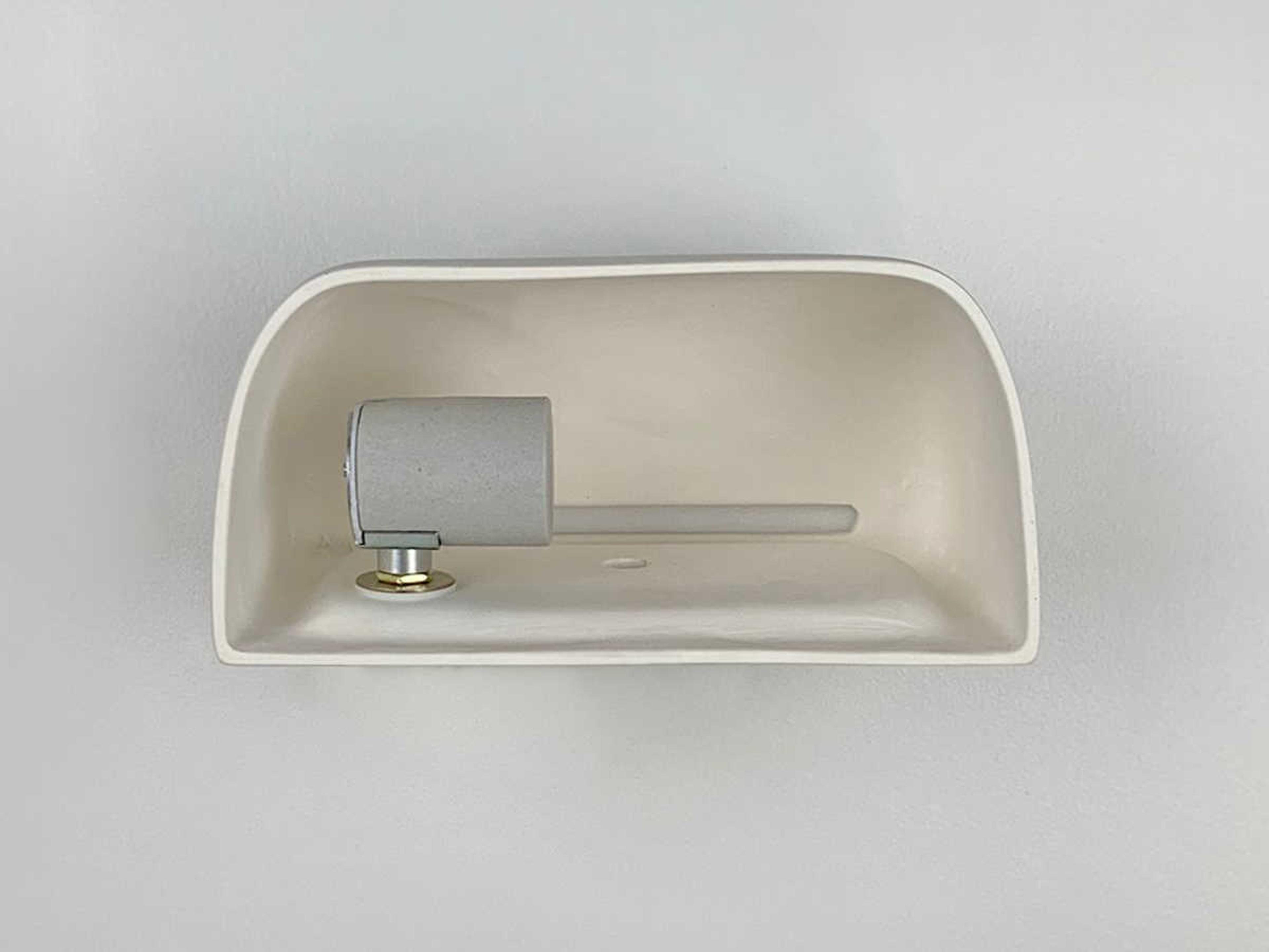 A19 Coronado 1-Light White Wall Sconce